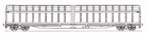 Model Sins 4-axle wagon