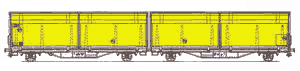 Model Hirrs (HRP) 4-axle wagon
