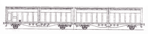 Model Laakklps 4-axle wagon