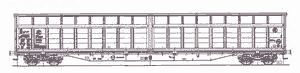 Model Habis-15 4-axle wagon