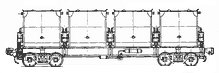 Model 17-494 4-axle oil bitumen wagon