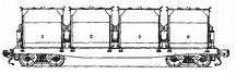 Model 17-431 4-axle oil bitumen wagon