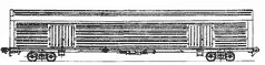 4-axle covered all-metal wagon for cars